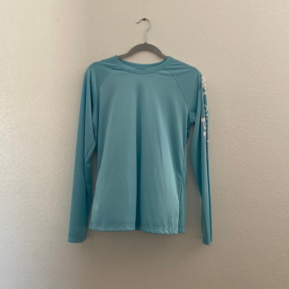 Blue Omni-shade sun protection tee
